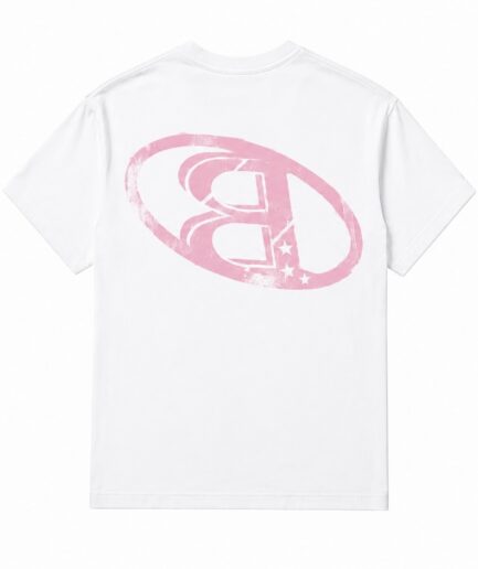 Meaning Tee  White and  Light Pink / RUPTURE DE STOCK
